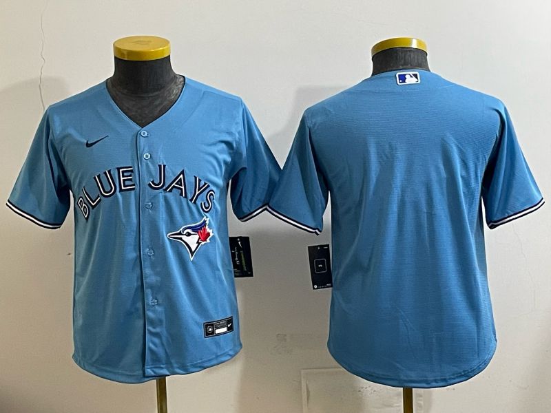 Youth 2025 Nike Toronto Blue Jays Blank Light Blue Game MLB Jersey 015